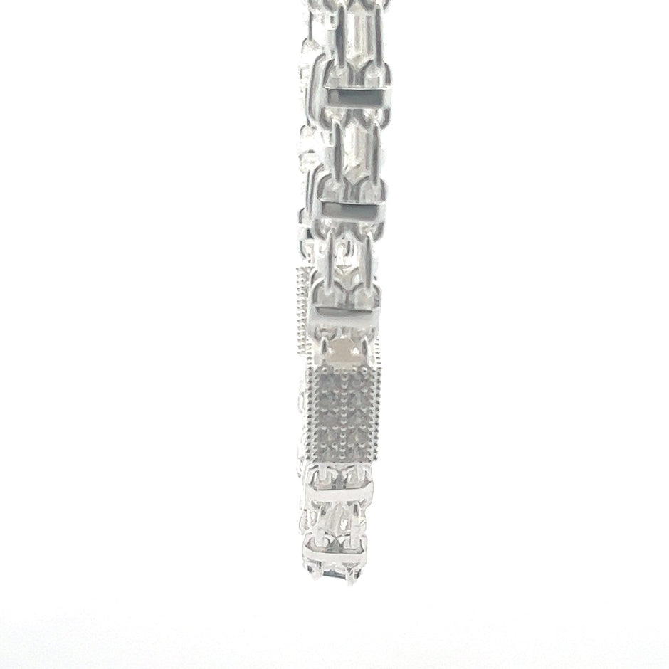 Magnumkette x Steine Silber 9 mm - Juwelier BenjaminMagnumkette x Steine Silber 9 mm