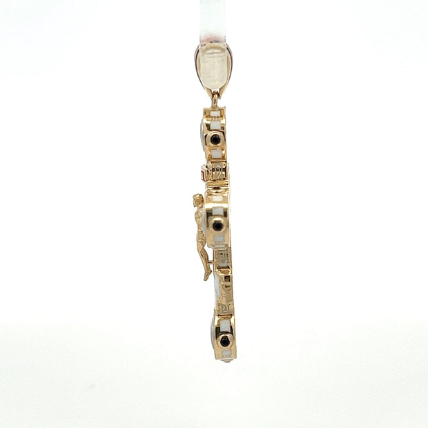 Orthodoxes Kreuz Anhänger Gold 5,3cm - Juwelier BenjaminOrthodoxes Kreuz Anhänger Gold 5,3cm