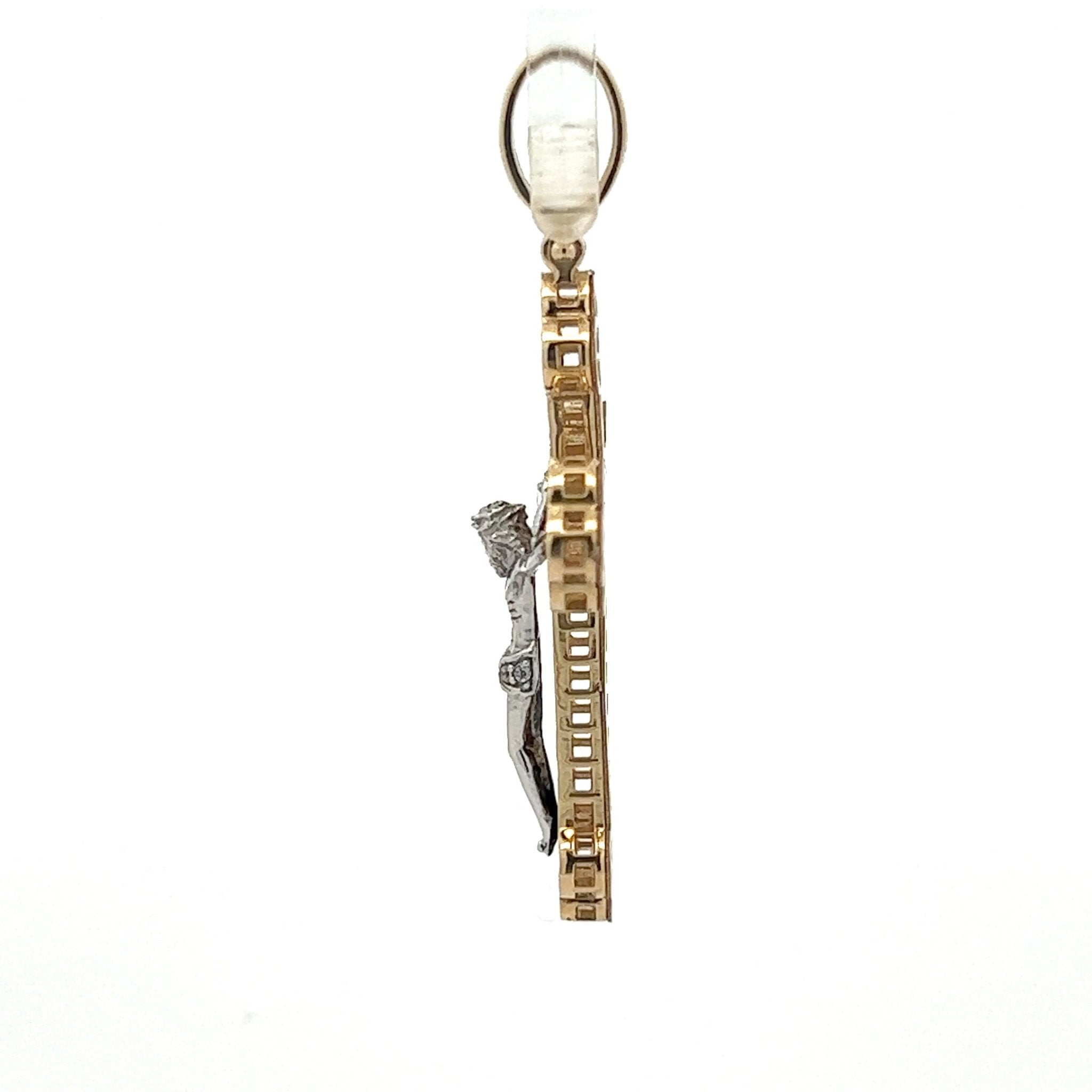 Orthodoxes Kreuz Anhänger Gold 5,5cm - Juwelier BenjaminOrthodoxes Kreuz Anhänger Gold 5,5cm