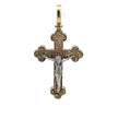Orthodoxes Kreuz Anhänger Gold 5,5cm - Juwelier BenjaminOrthodoxes Kreuz Anhänger Gold 5,5cm