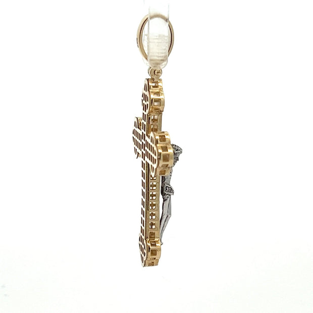 Orthodoxes Kreuz Anhänger Gold 5,5cm - Juwelier BenjaminOrthodoxes Kreuz Anhänger Gold 5,5cm