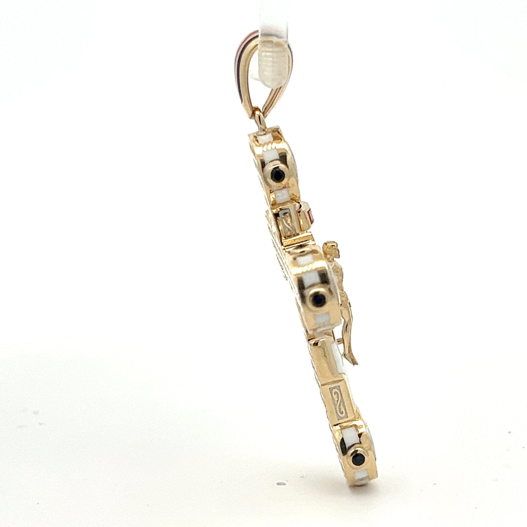 Orthodoxes Kreuz Anhänger Gold 7,3cm - Juwelier BenjaminOrthodoxes Kreuz Anhänger Gold 7,3cm