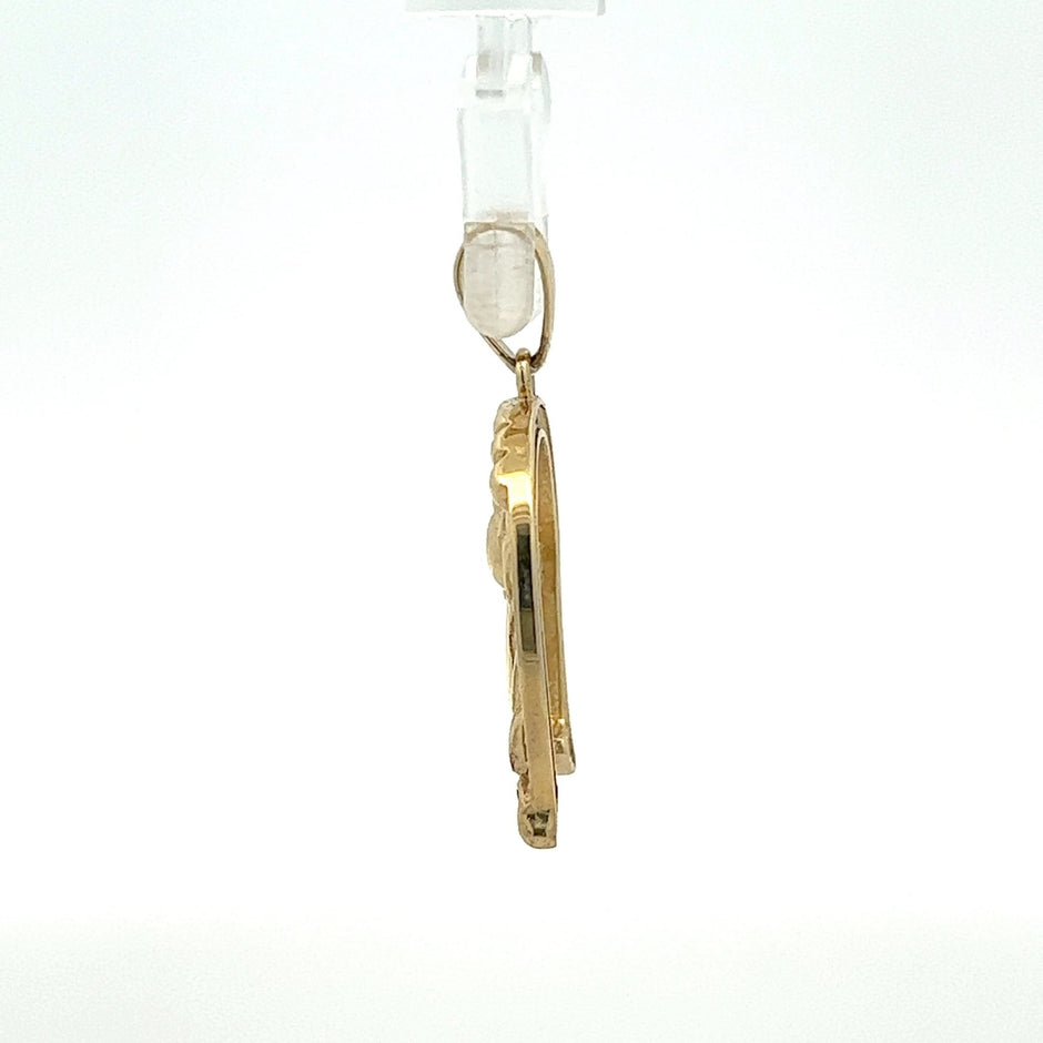 Pferdekopf Anhänger 14 kt - Juwelier BenjaminPferdekopf Anhänger 14 kt