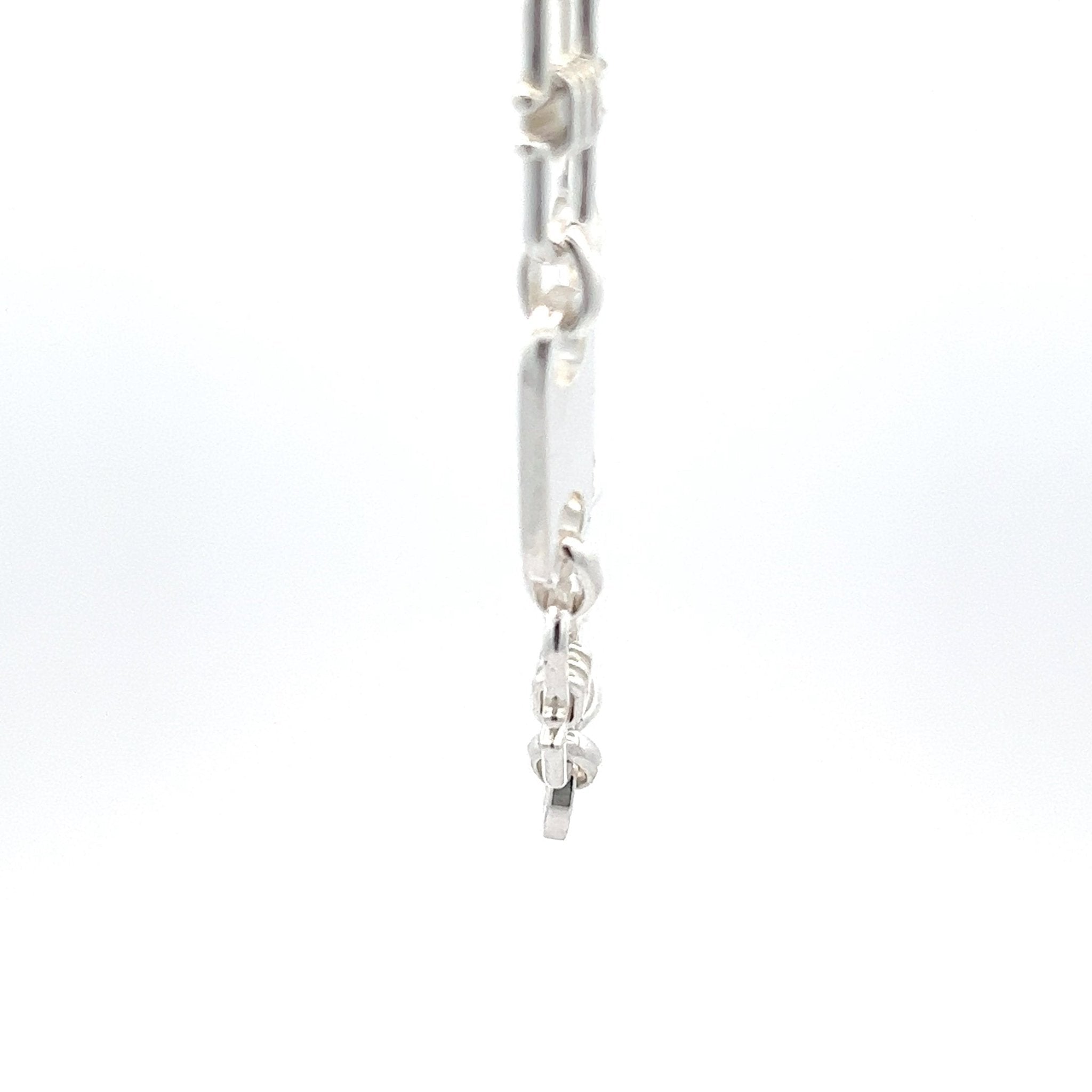 Platten- Steigbügelkette 925 Silber (8 mm) - Juwelier BenjaminPlatten- Steigbügelkette 925 Silber (8 mm)