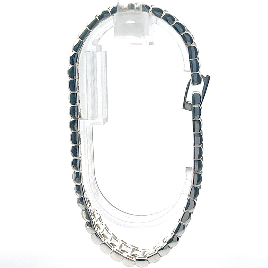 Präsidenten Armband Silber / Gold 15mm - Juwelier BenjaminPräsidenten Armband Silber / Gold 15mm