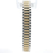 Präsidenten Armband Silber / Gold 15mm - Juwelier BenjaminPräsidenten Armband Silber / Gold 15mm