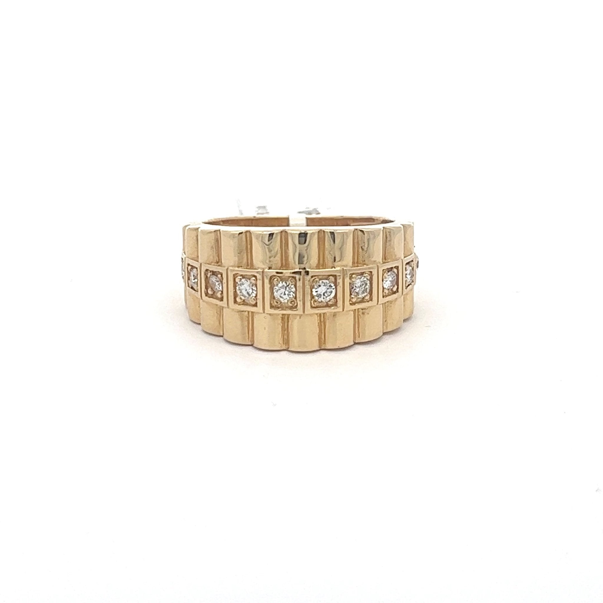 Präsidenten Diamantring 18 kt (750 Gold) 0.42 ct - Juwelier BenjaminPräsidenten Diamantring 18 kt (750 Gold) 0.42 ct