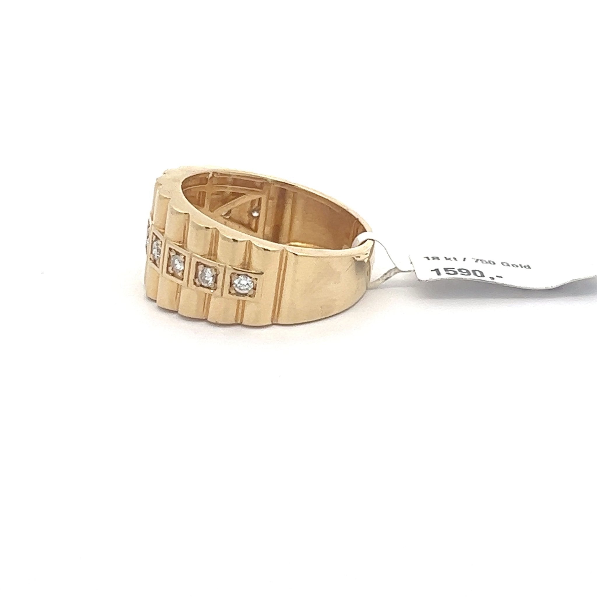 Präsidenten Diamantring 18 kt (750 Gold) 0.42 ct - Juwelier BenjaminPräsidenten Diamantring 18 kt (750 Gold) 0.42 ct