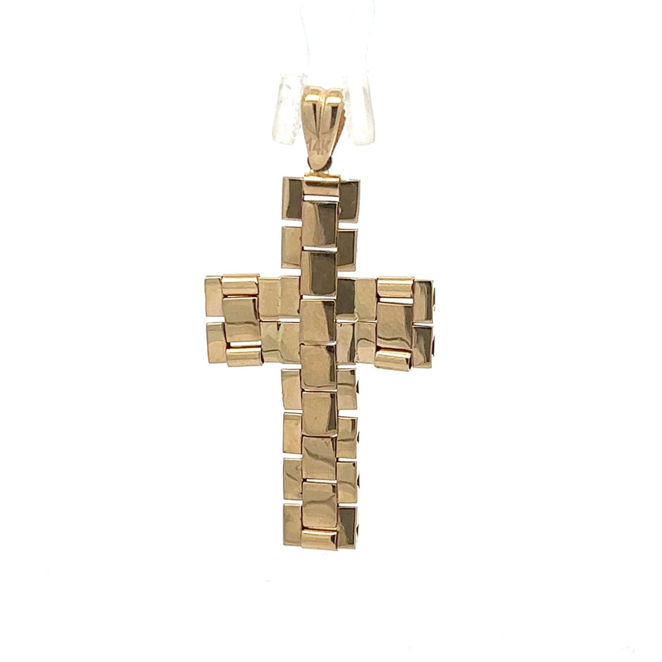 Präsidenten Kreuz Anhänger Gold 4,7cm - Juwelier BenjaminPräsidenten Kreuz Anhänger Gold 4,7cm