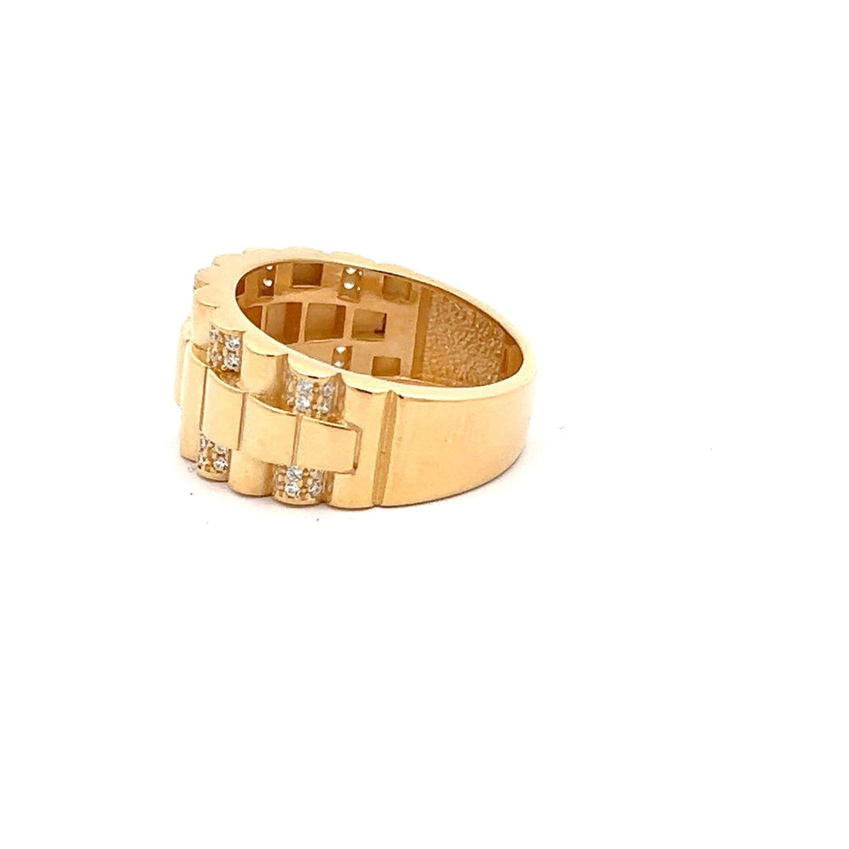 Präsidenten Ring 14 kt (585 Gold) - Juwelier BenjaminPräsidenten Ring 14 kt (585 Gold)