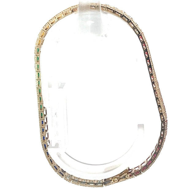 Rainbow Armband 6 mm 14 kt (585 Gold) - Juwelier BenjaminRainbow Armband 6 mm 14 kt (585 Gold)