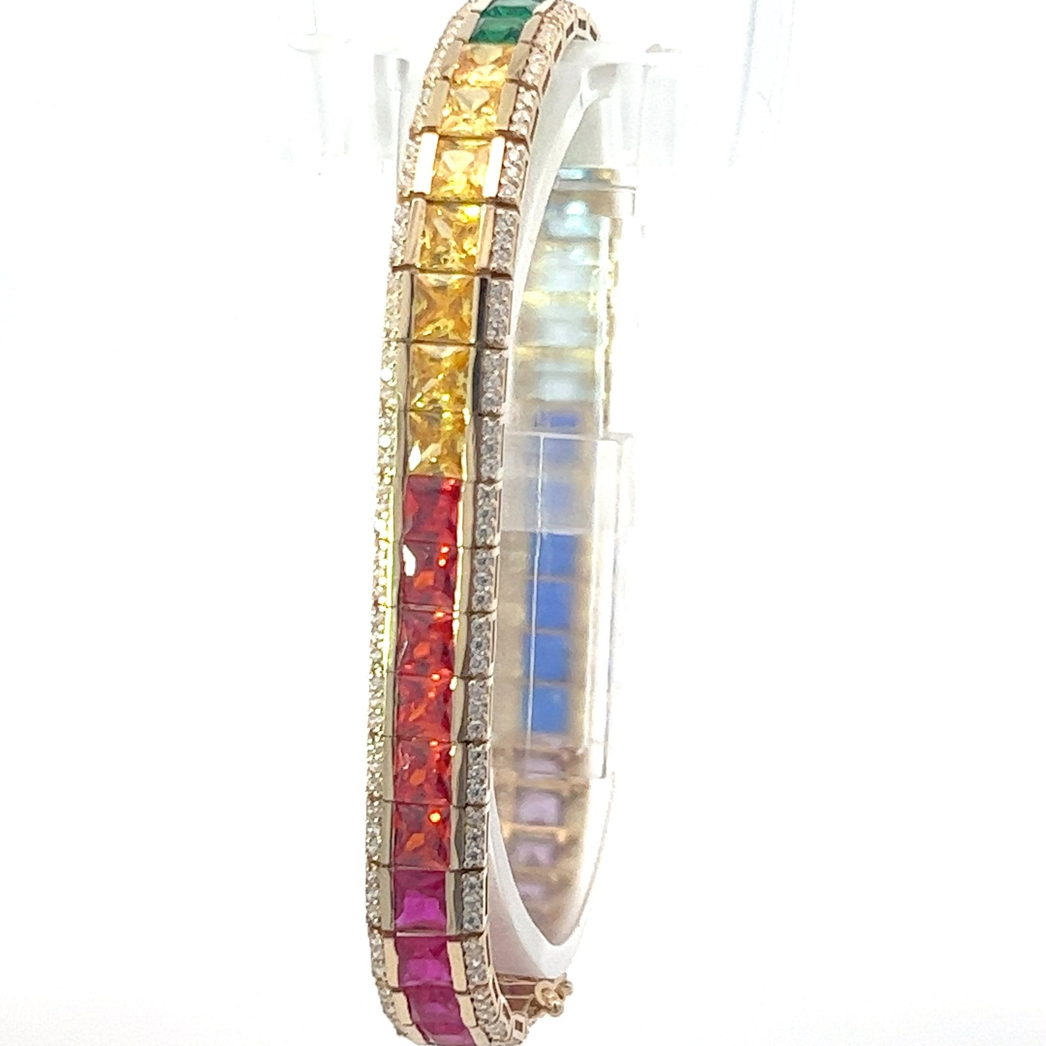 Rainbow Armband 8 mm 14 kt (585 Gold) - Juwelier BenjaminRainbow Armband 8 mm 14 kt (585 Gold)