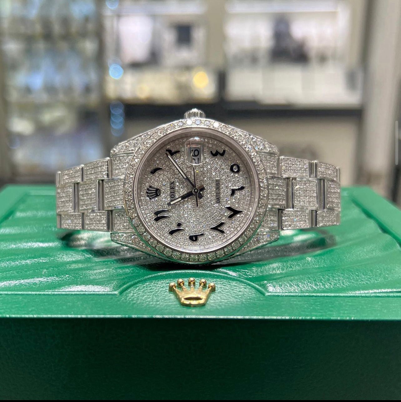 Rolex Datejust Iced Out - Juwelier BenjaminRolex Datejust Iced Out