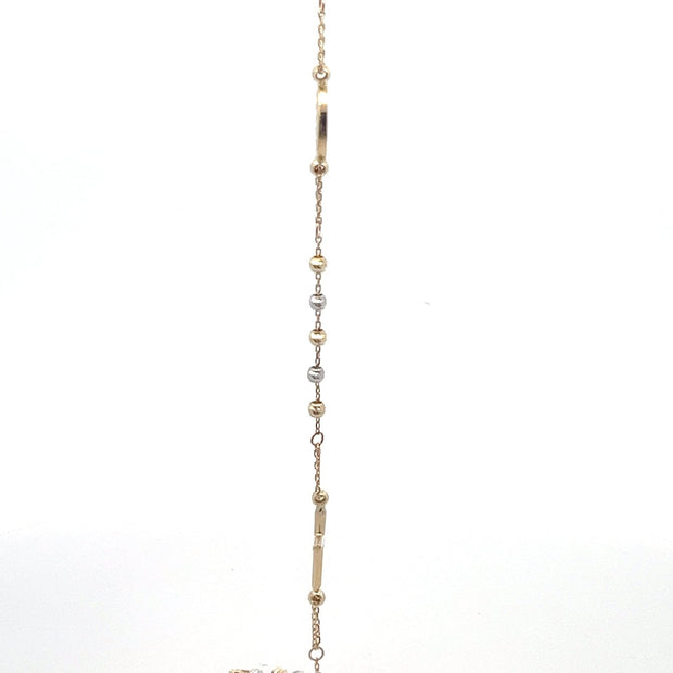 Rosenkranz Armband Bicolor 14 kt - Juwelier BenjaminRosenkranz Armband Bicolor 14 kt