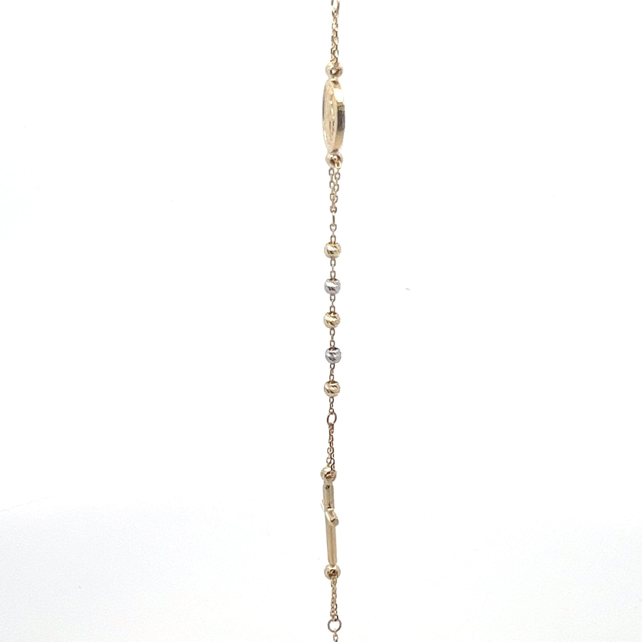 Rosenkranz Armband Bicolor 14 kt - Juwelier BenjaminRosenkranz Armband Bicolor 14 kt