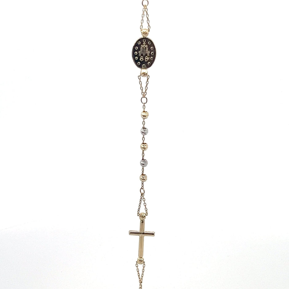 Rosenkranz Armband Bicolor 14 kt - Juwelier BenjaminRosenkranz Armband Bicolor 14 kt