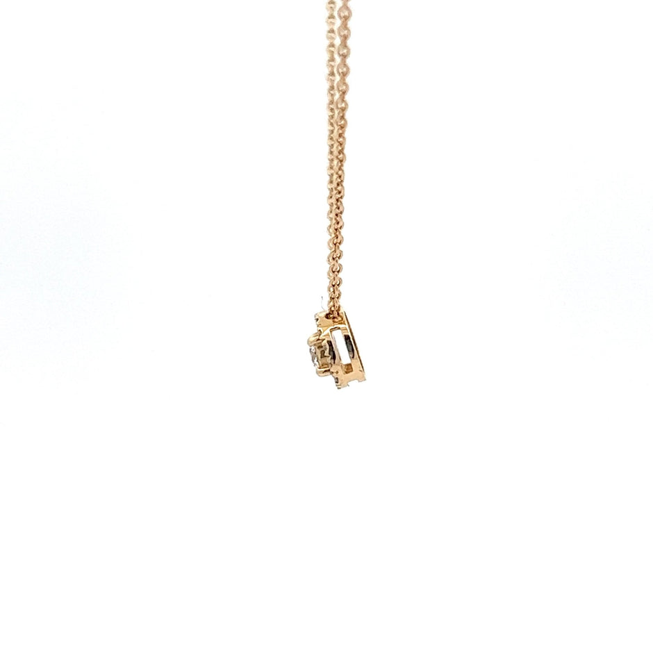 Solitär Diamantanhänger 14 kt (585 Gold) 0.12 ct - Juwelier BenjaminSolitär Diamantanhänger 14 kt (585 Gold) 0.12 ct