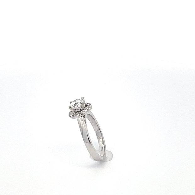 Solitärring / Verlobungsring - Weißgold (18kt) 0.81 ct - Juwelier BenjaminSolitärring / Verlobungsring - Weißgold (18kt) 0.81 ct