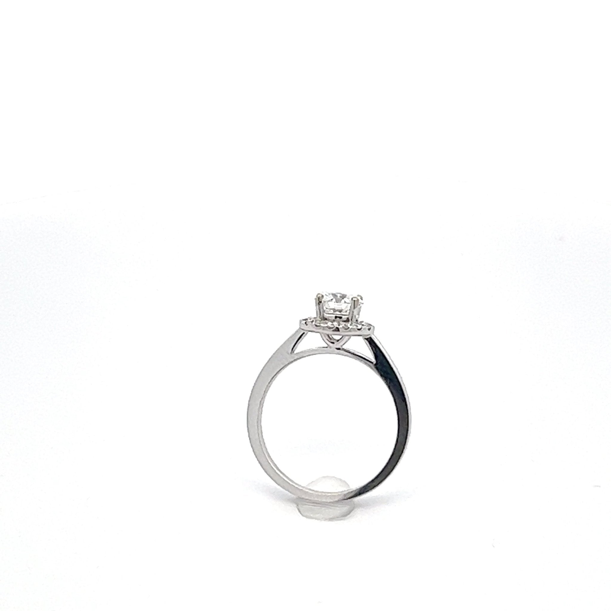 Solitärring / Verlobungsring - Weißgold (18kt) 0.81 ct - Juwelier BenjaminSolitärring / Verlobungsring - Weißgold (18kt) 0.81 ct