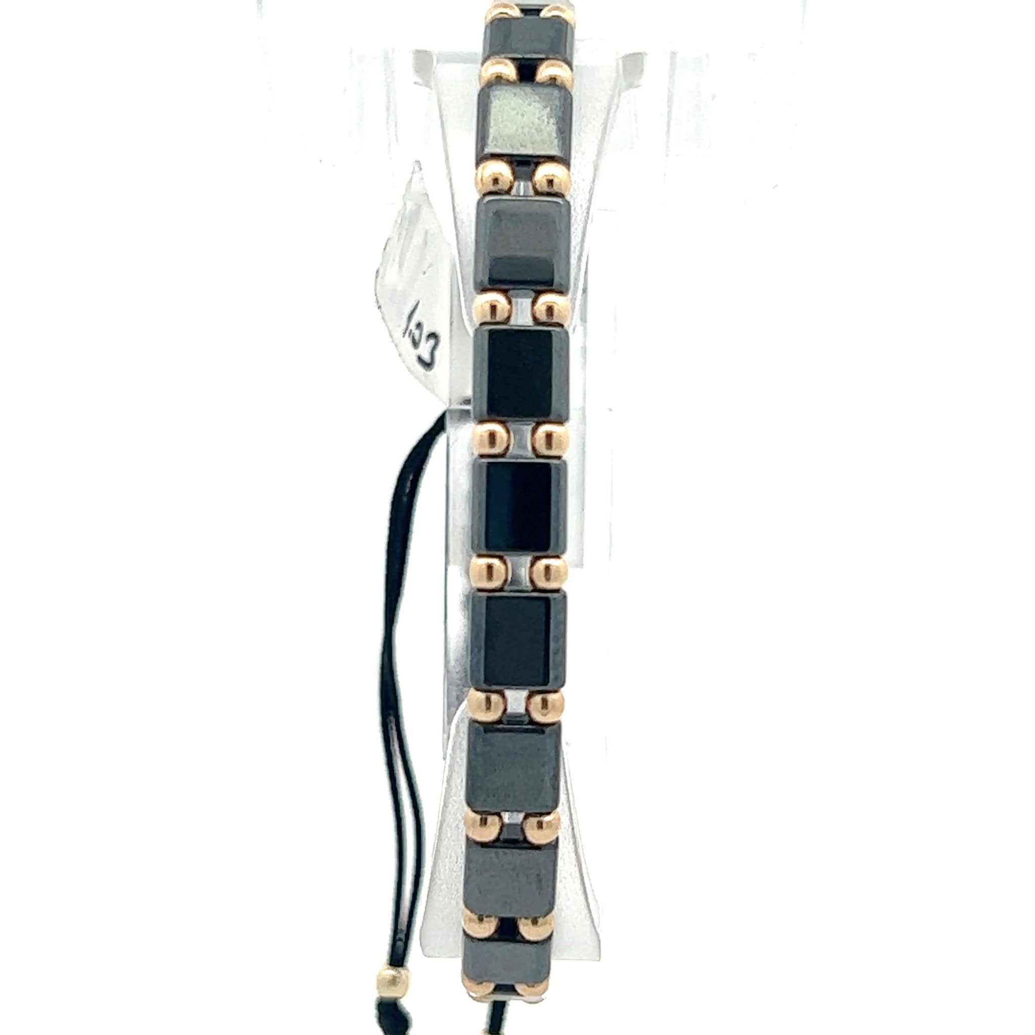 Stoffarmband mit Goldelemente - Juwelier BenjaminStoffarmband mit Goldelemente