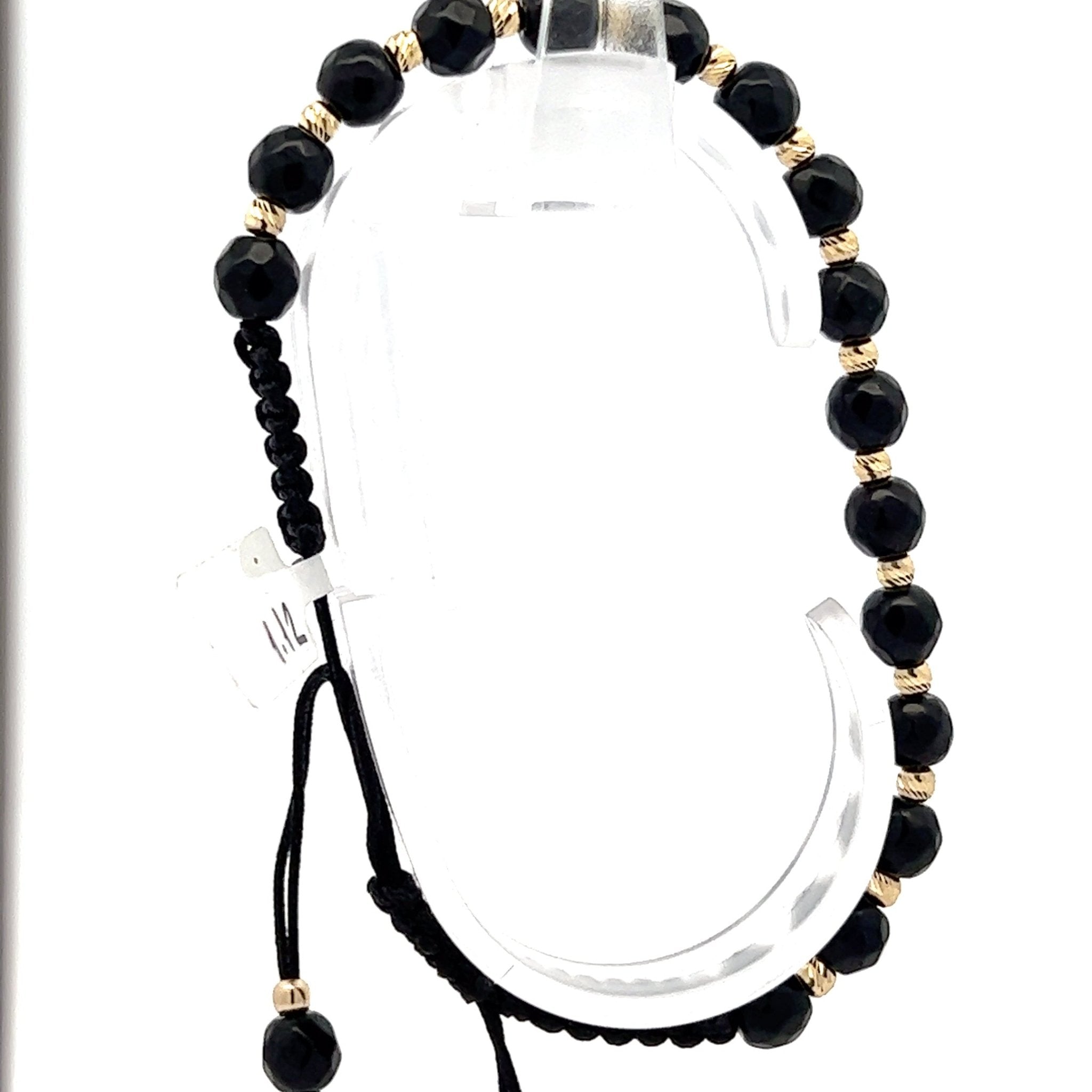 Stoffarmband mit Goldelemente - Juwelier BenjaminStoffarmband mit Goldelemente