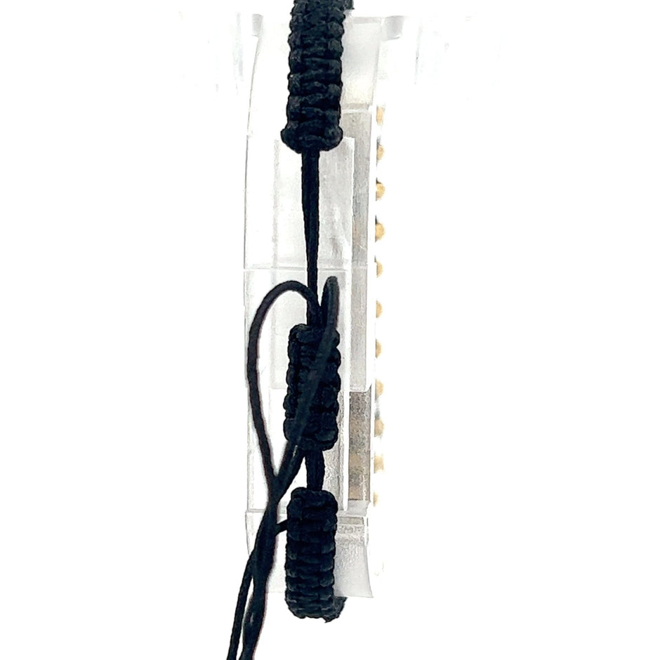 Stoffarmband mit Goldelemente - Juwelier BenjaminStoffarmband mit Goldelemente