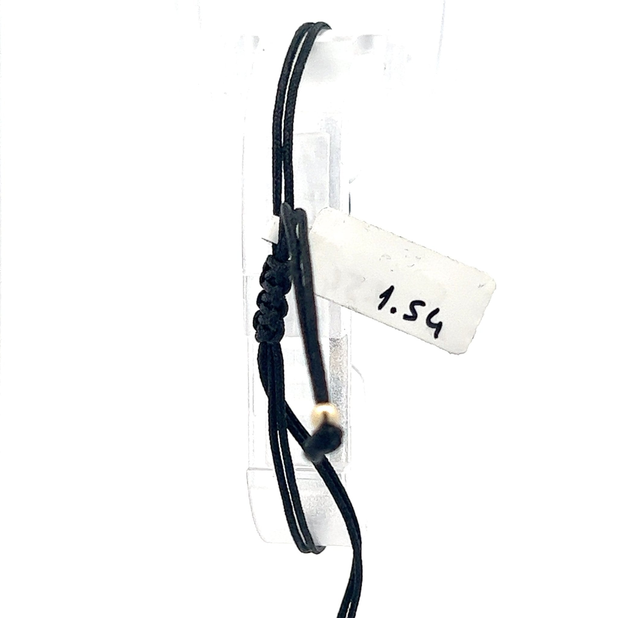 Stoffarmband mit Goldkreuz - Juwelier BenjaminStoffarmband mit Goldkreuz