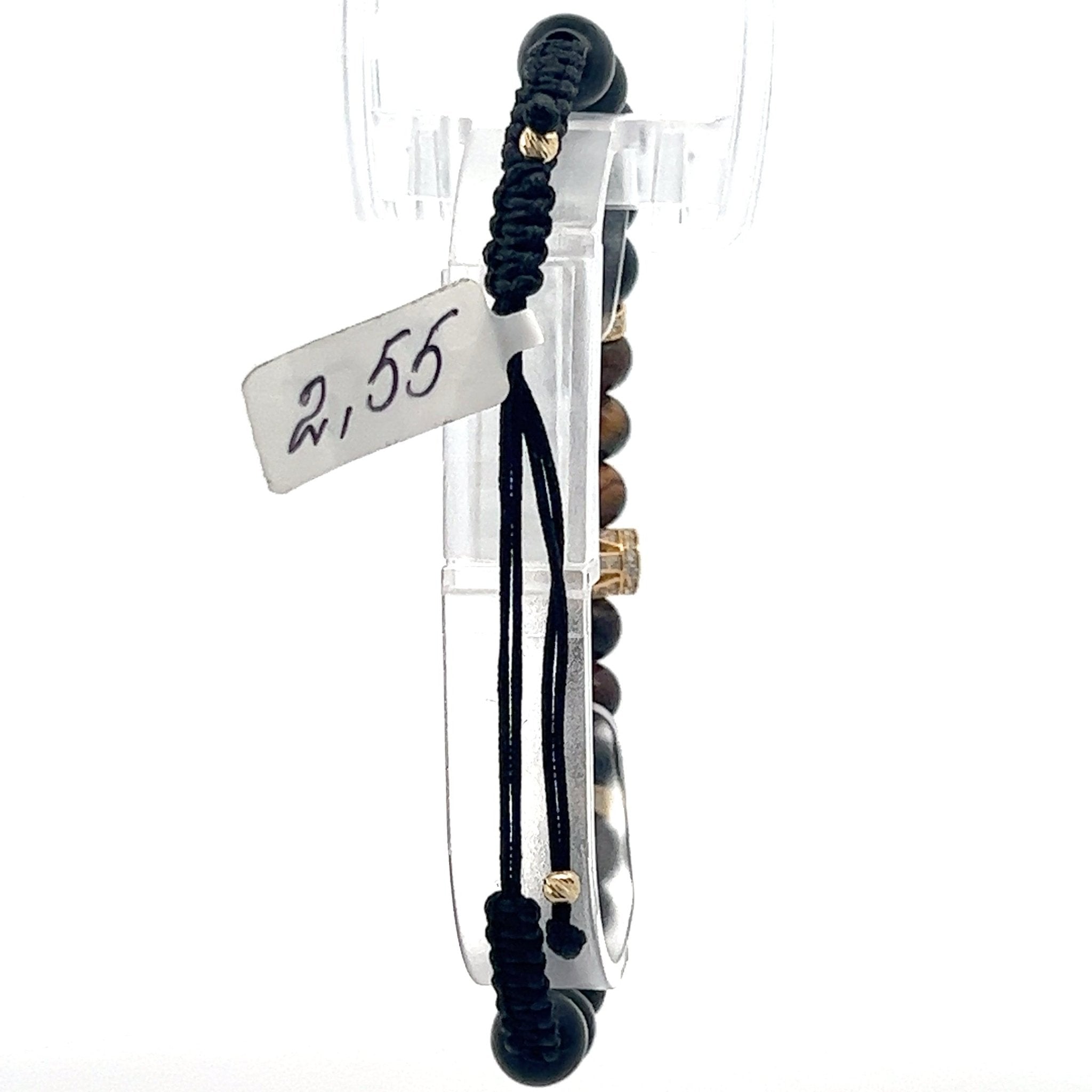 Stoffarmband mit Kronen-Element - Juwelier BenjaminStoffarmband mit Kronen-Element