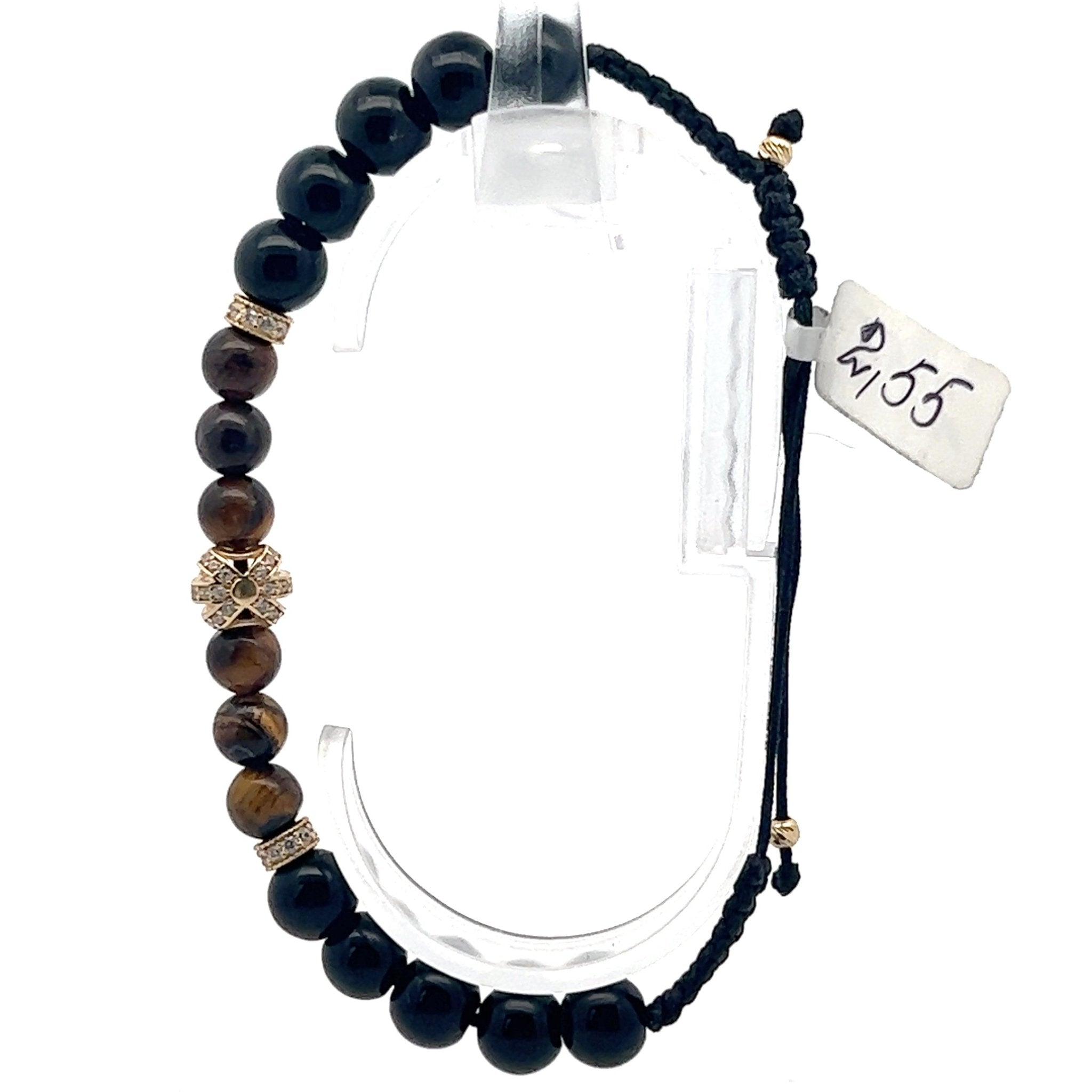 Stoffarmband mit Kronen-Element - Juwelier BenjaminStoffarmband mit Kronen-Element