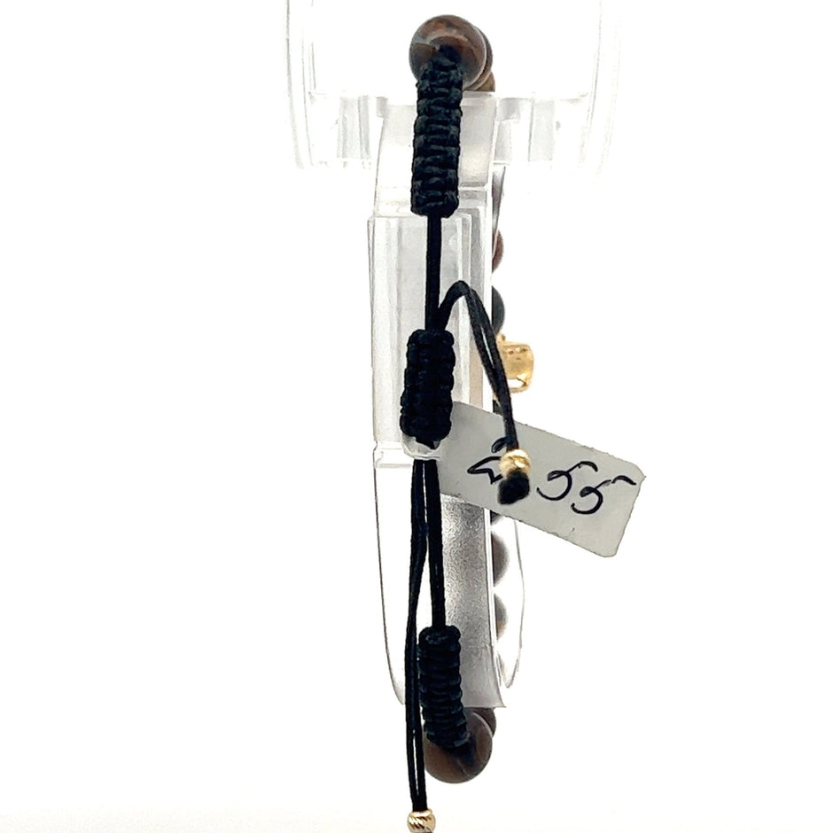 Stoffarmband mit Totenkopf-Element - Juwelier BenjaminStoffarmband mit Totenkopf-Element