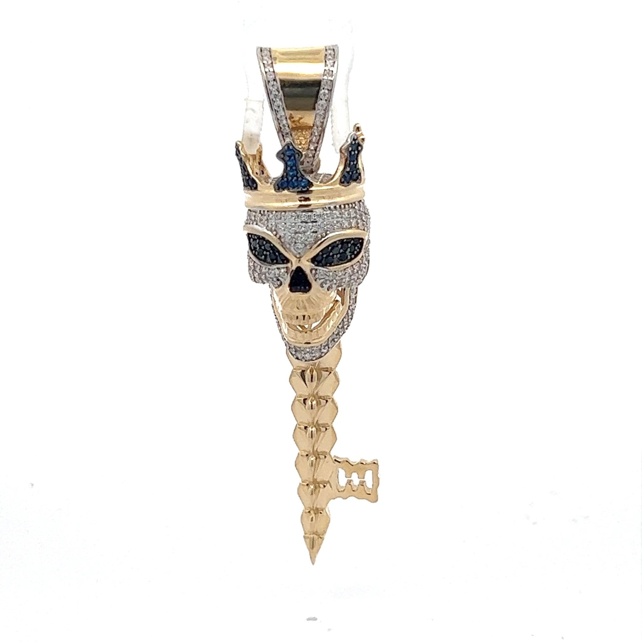 Totenkopf Anhänger 14 kt (585 Gold) – Juwelier Benjamin
